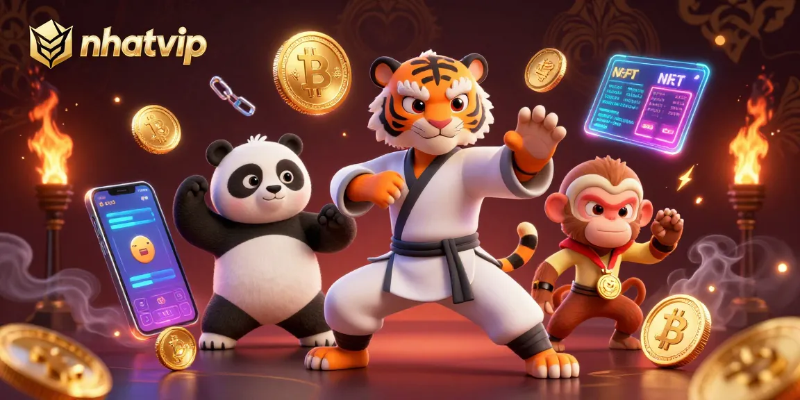Experience thrilling gameplay with nhatvip characters in a vibrant 3D casino setting featuring fun visuals and action.