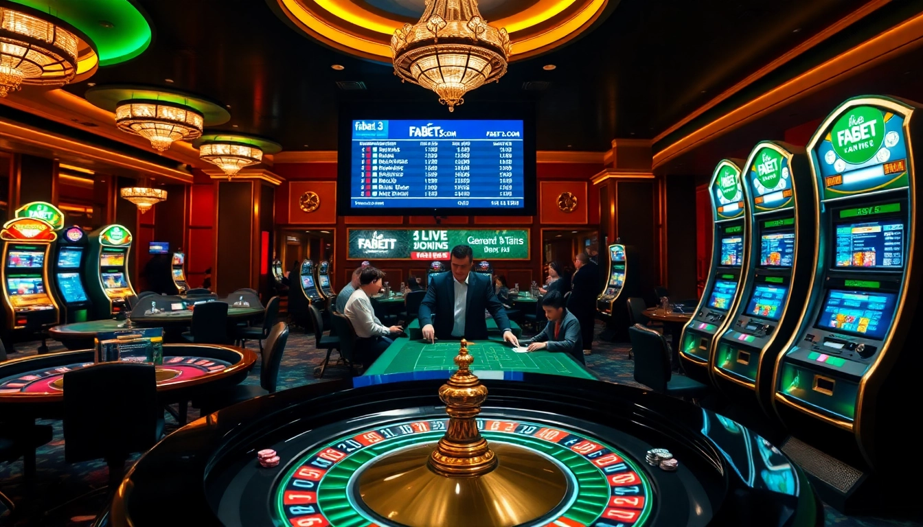 Experience the thrill of high-stake gaming at fabet3.com with live dealers and vibrant casino tables.