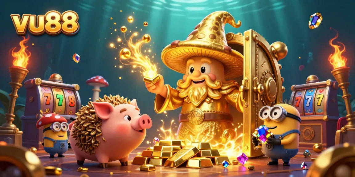 Spin slots and win gold treasures at vu88's magical casino adventure!