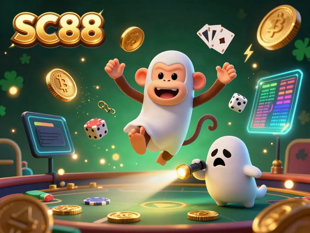 Engage in thrilling gameplay at SC88, where you can track golden coins and fun elements in an immersive casino setting.