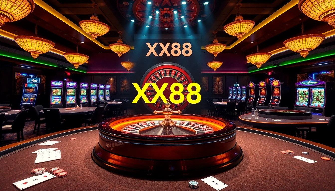 Engage in an immersive XX88 casino experience with vibrant games and luxurious ambiance.