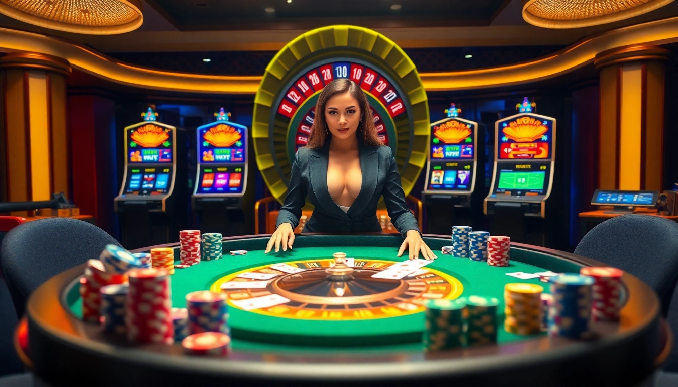 Experience the thrill of trusted gambling with SHBET có uy tín không in a vibrant casino scene.