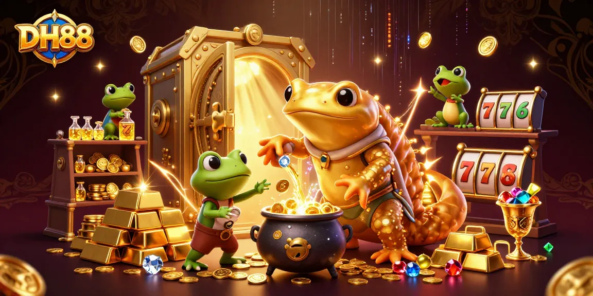 Experience thrilling gameplay at DH88, where vibrant slot machines and golden treasures await.