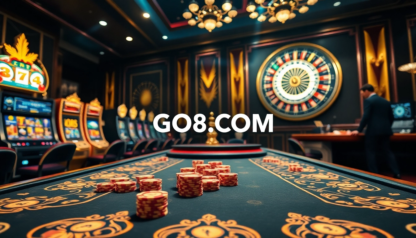 Experience thrilling gameplay at GO8.COM, where excitement meets luxury in online gambling.