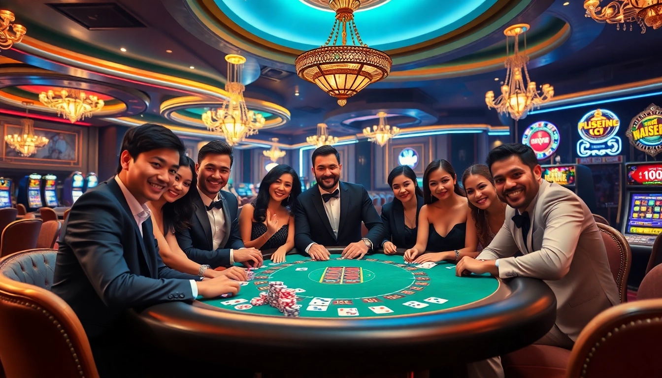 Experience the excitement of gambling at F168 with vibrant poker tables and winning players.
