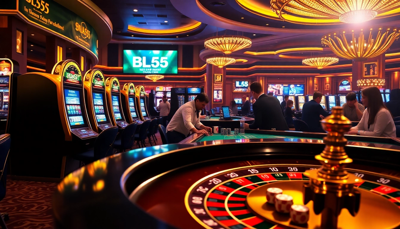 Experience the excitement at BL555 with vibrant casino games and thrilling gambling action.