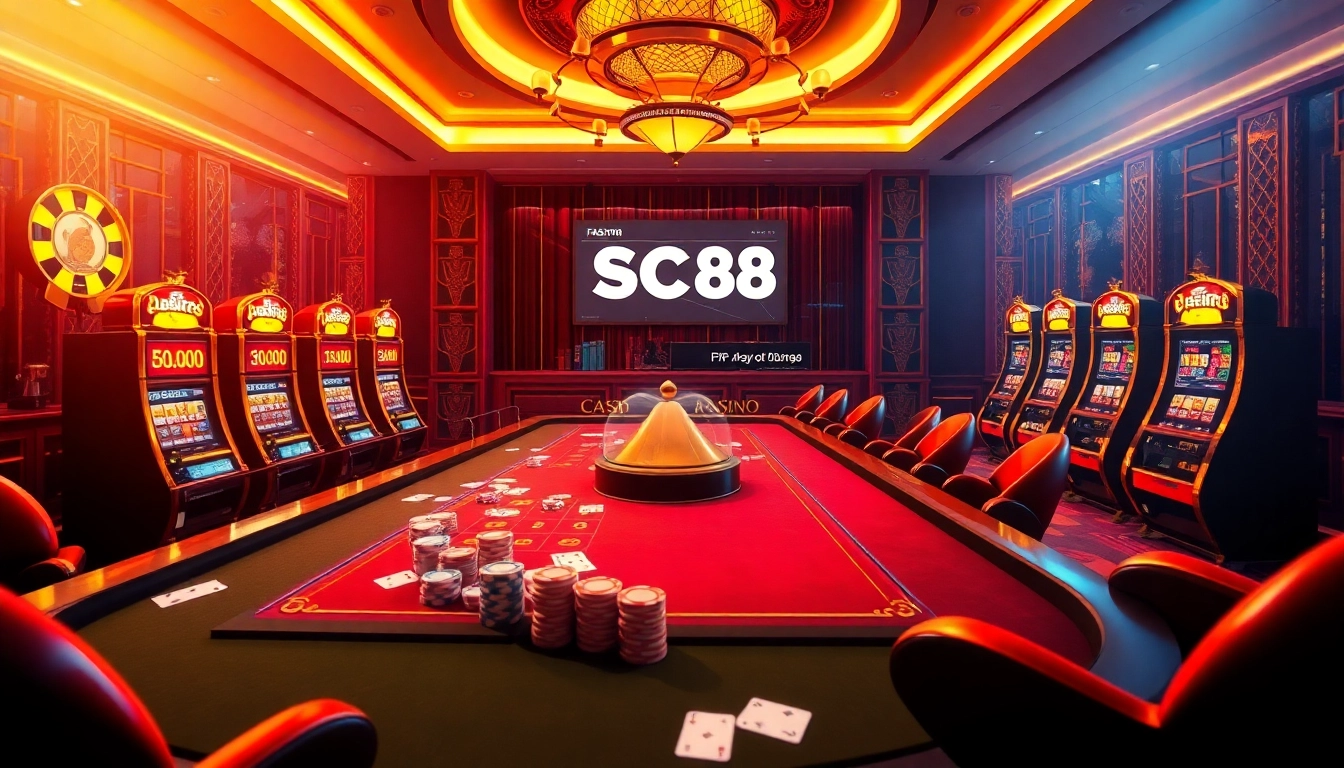 Engage with the advanced Nền tảng SC88, featuring vibrant virtual casino elements and immersive gambling experiences.