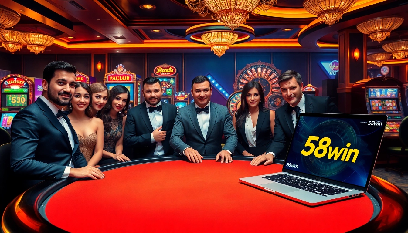 Experience thrilling gameplay at 58win with captivating slot machines and vibrant casino tables.