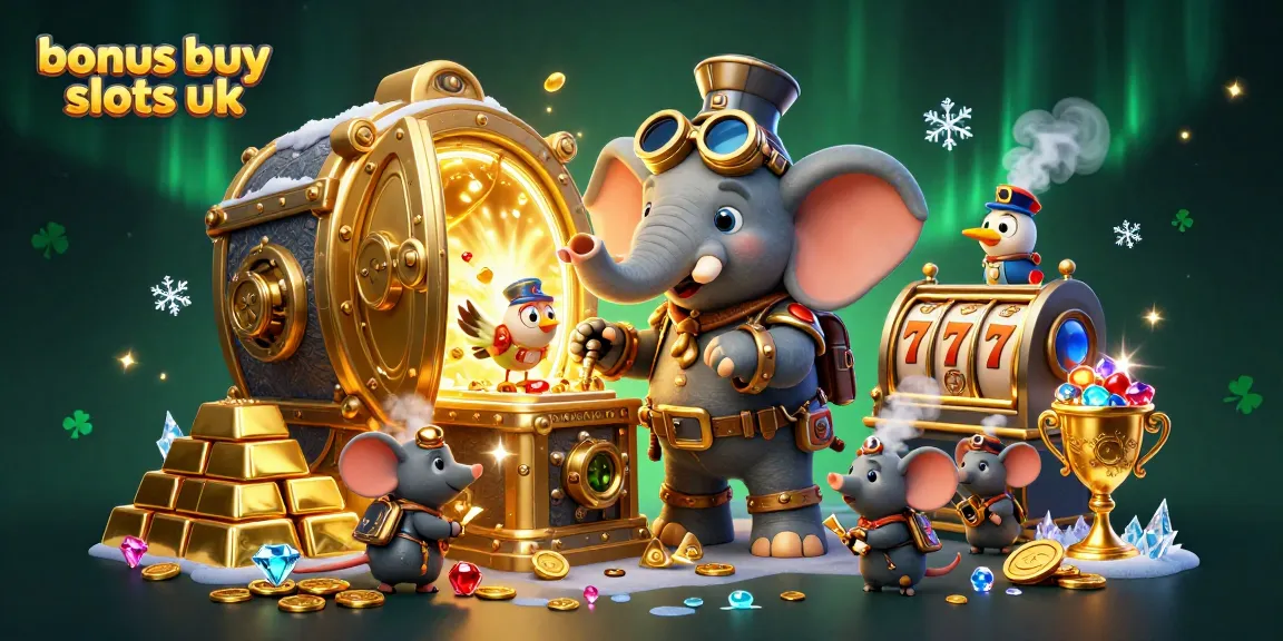 Engage in exciting bonus buy slots uk gameplay with vibrant 3D characters and dynamic casino elements.
