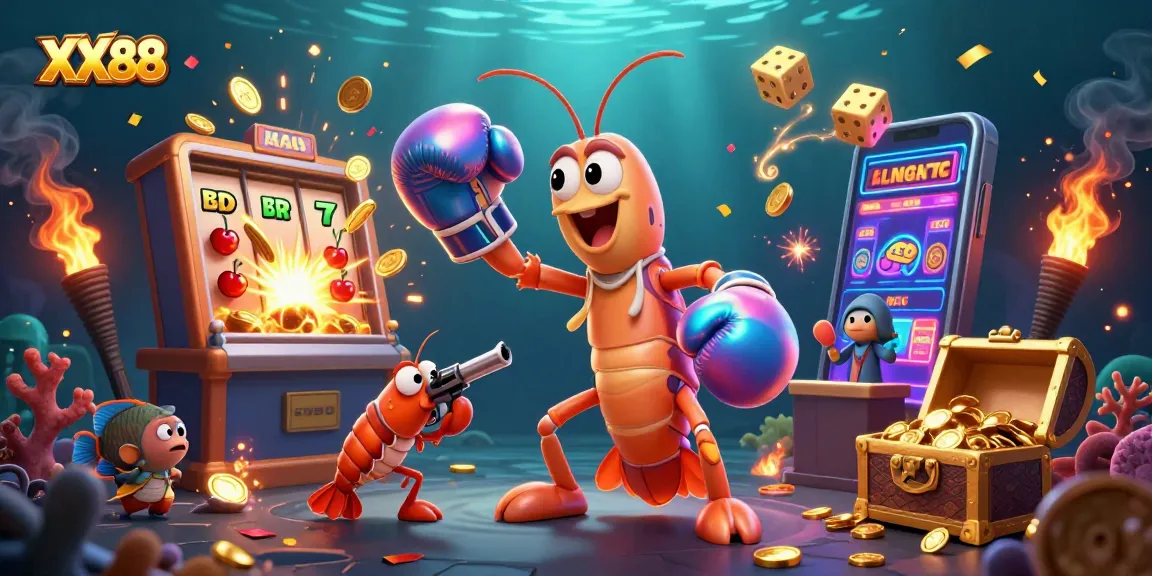 Experience the thrill of XX88 casino games with vibrant characters and jackpot excitement.
