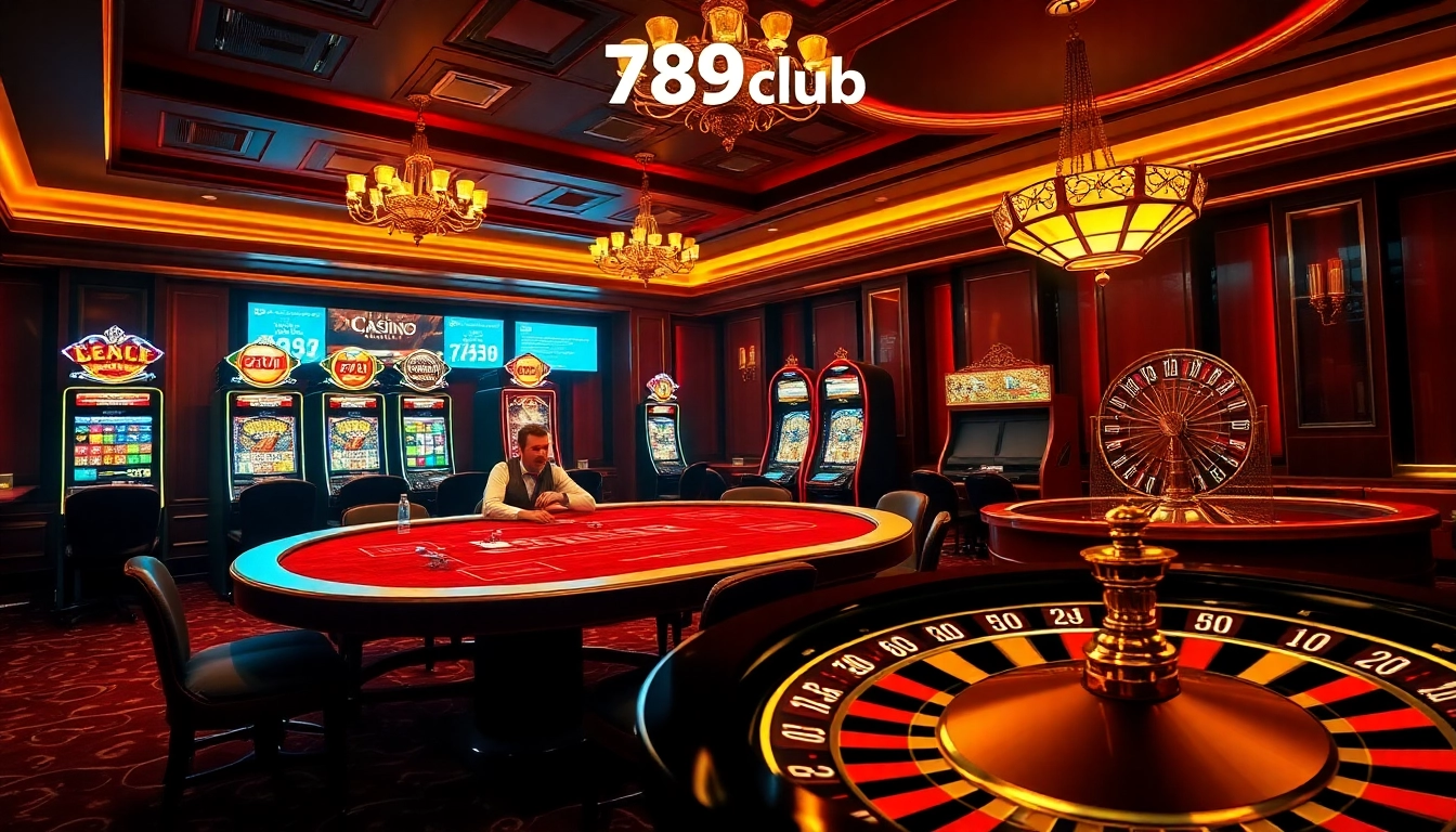 Engaging players at 789club enjoy vibrant casino games and exciting slot machines.