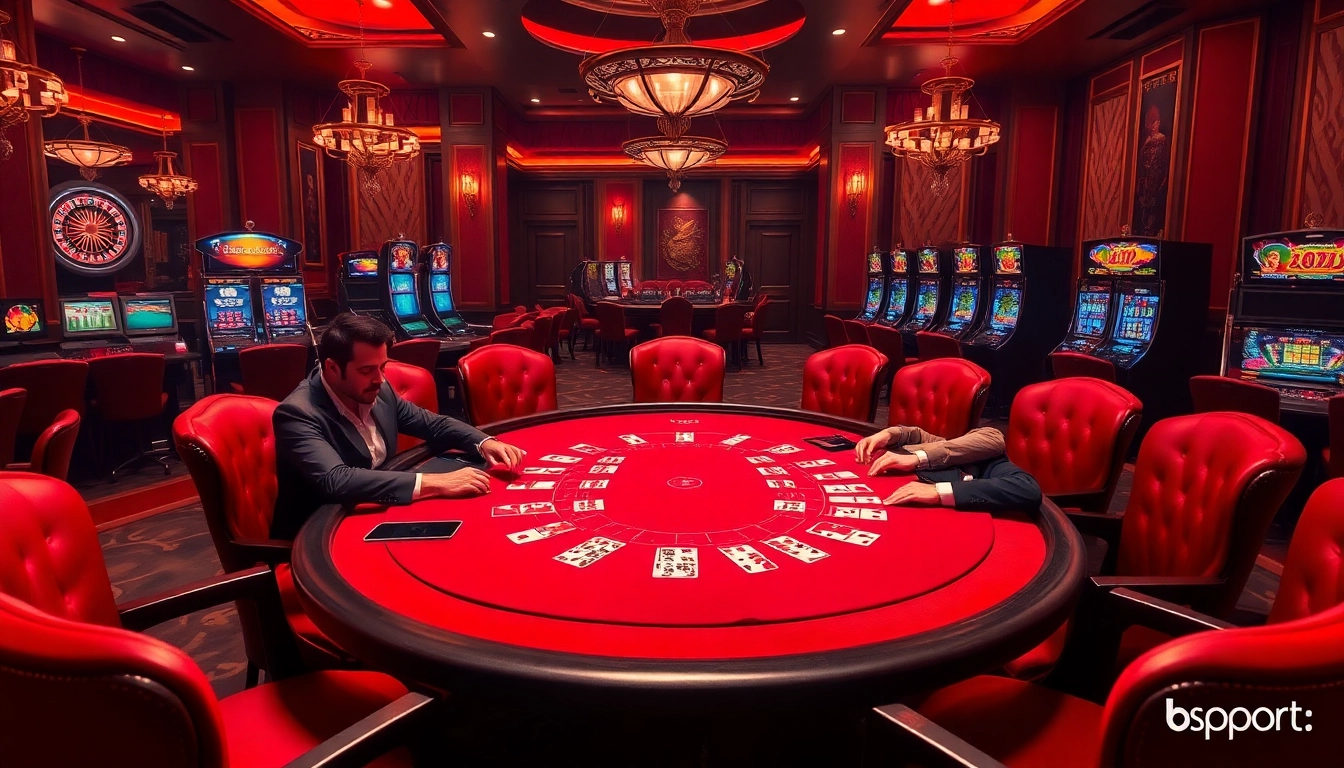 Catch thrilling poker action at a high-stakes table, inspired by bsport's online gambling allure.