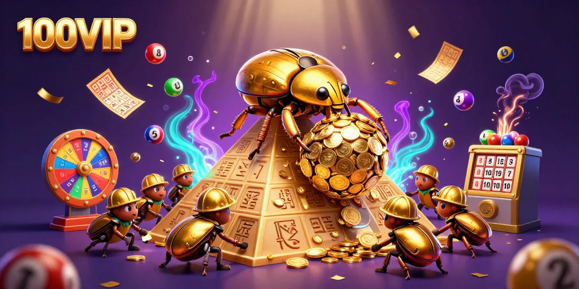 Experience thrilling games and lottery excitement with 100VIP's vibrant casino scene, packed full of action.