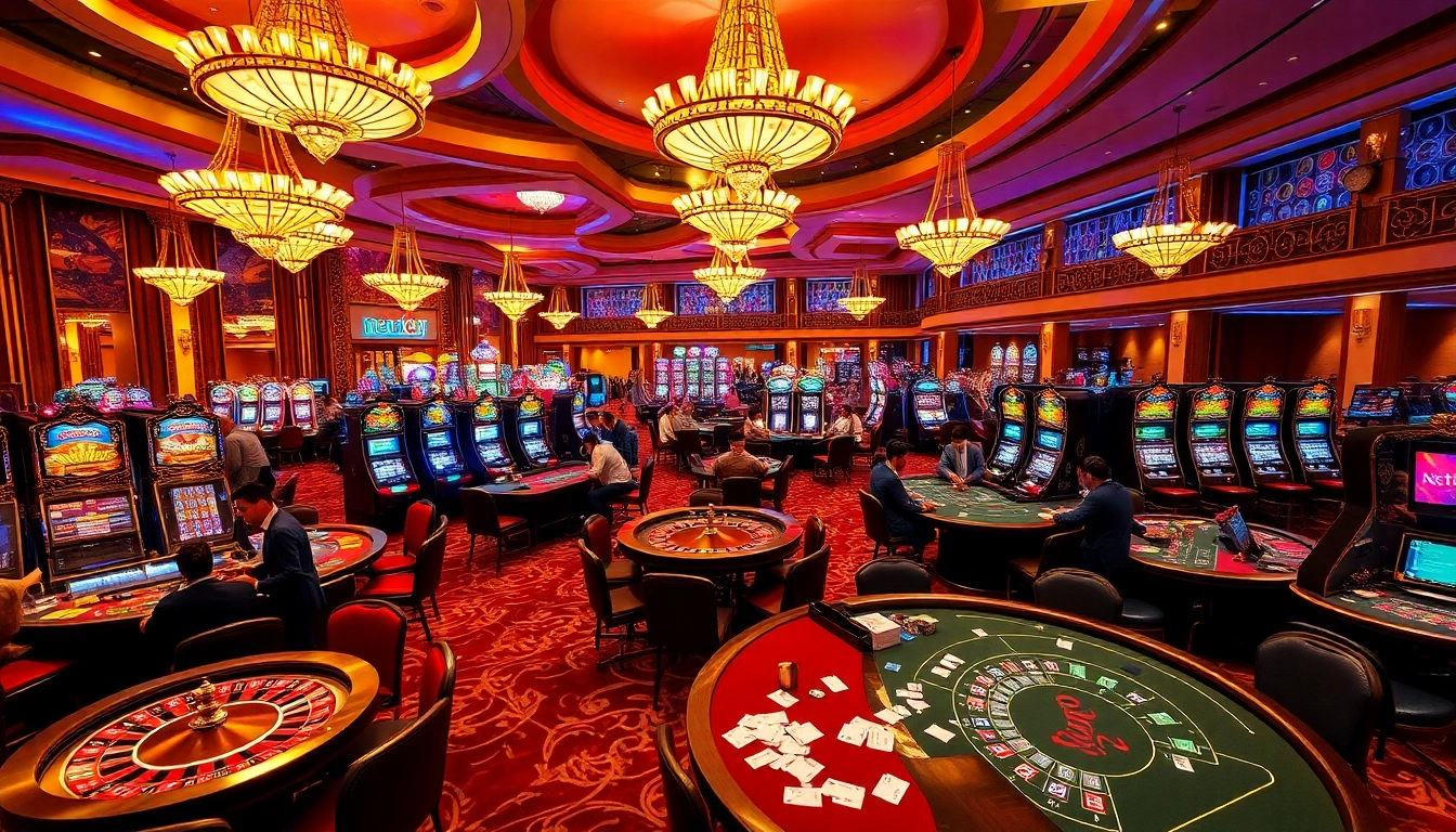 Engage in high-stakes excitement at https://net88.wtf/, with vibrant casino visuals featuring thrilling games.