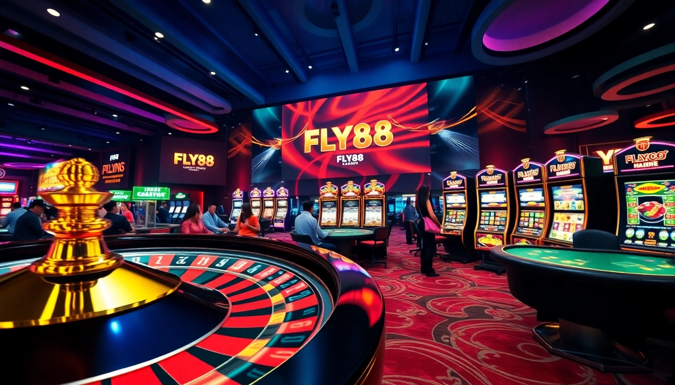 Experience the thrill of FLY88 with dynamic casino games, vibrant slot machines, and live betting action.