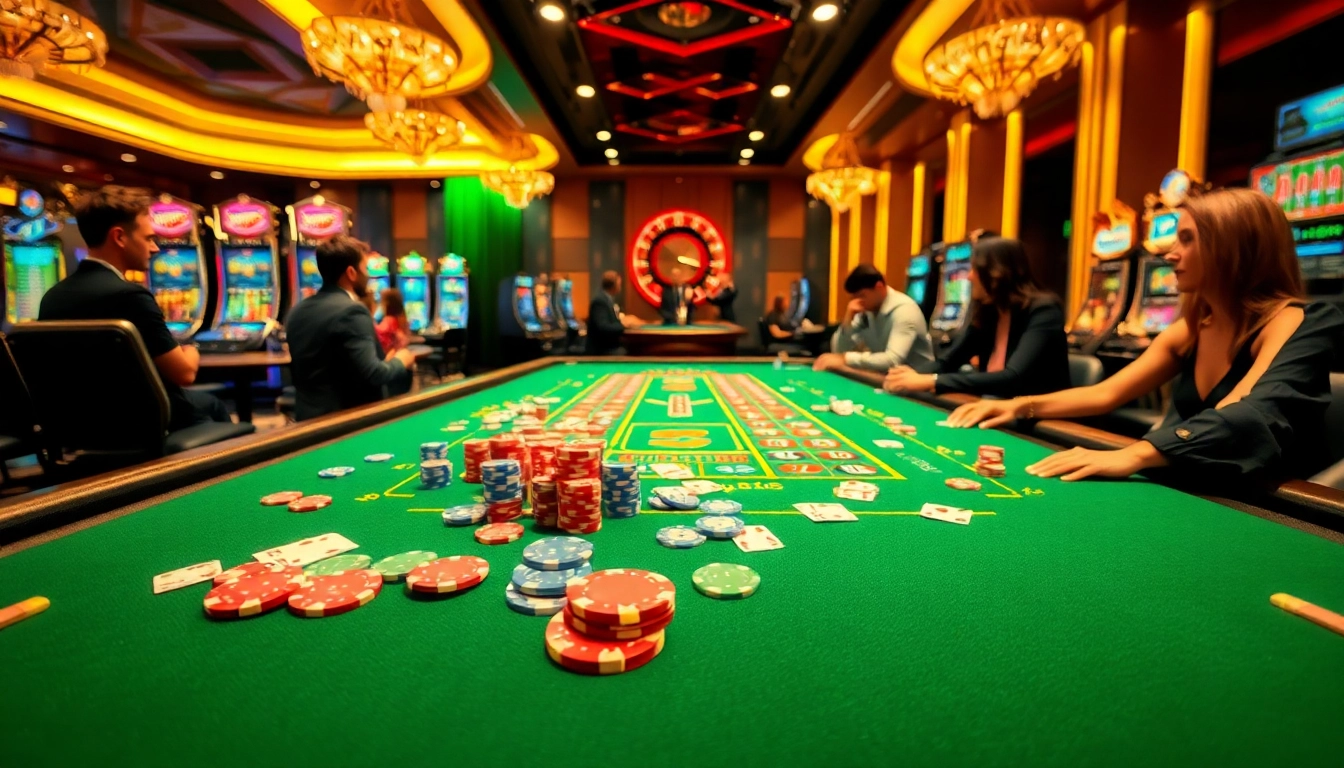 Exciting G28 gaming experience featuring vibrant chips and roulette table.