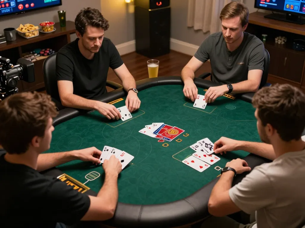 Engaged players making strategic moves on SC88's online poker platform