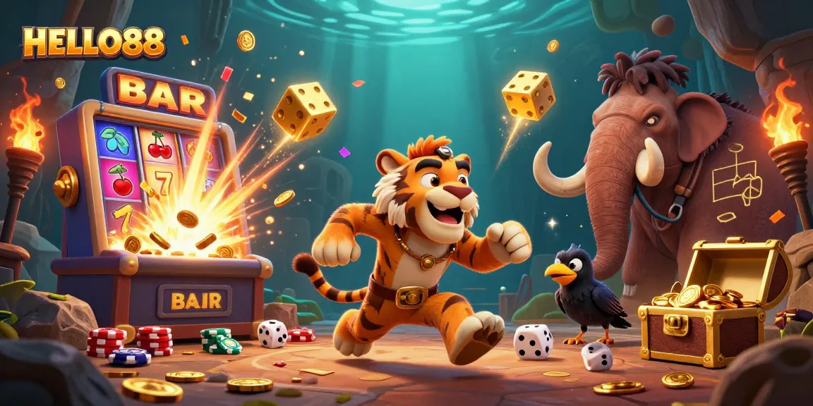 HELLO88 brings players an energetic casino experience with colorful game elements and characters.