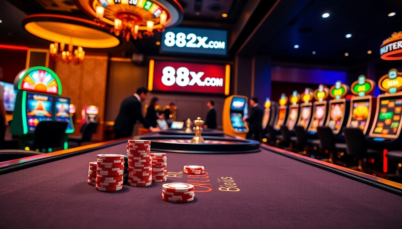 Engaging online casino experience at 88xx.co.com with poker and roulette games.