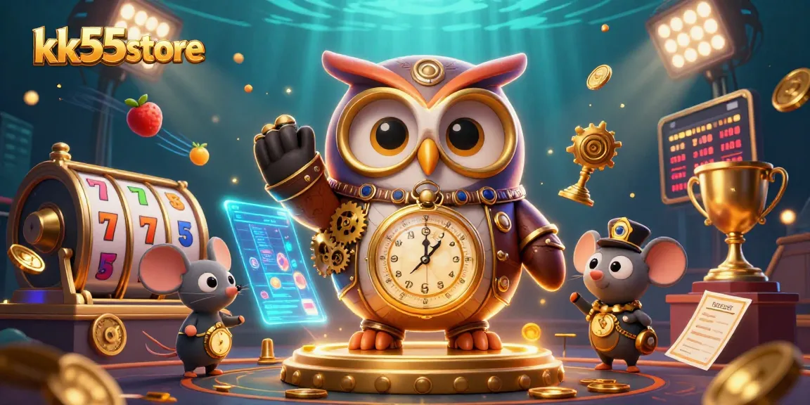 Engage with exciting slot action at kk55store featuring a vibrant casino scene.