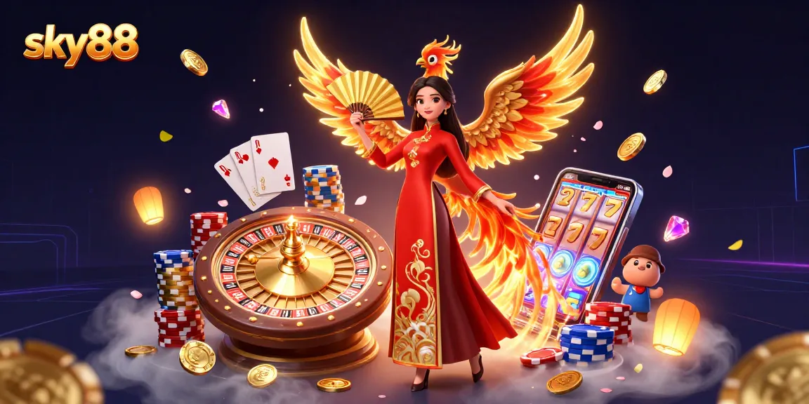 Experience exhilarating wins at sky88 with vibrant gameplay and interactive casino elements.