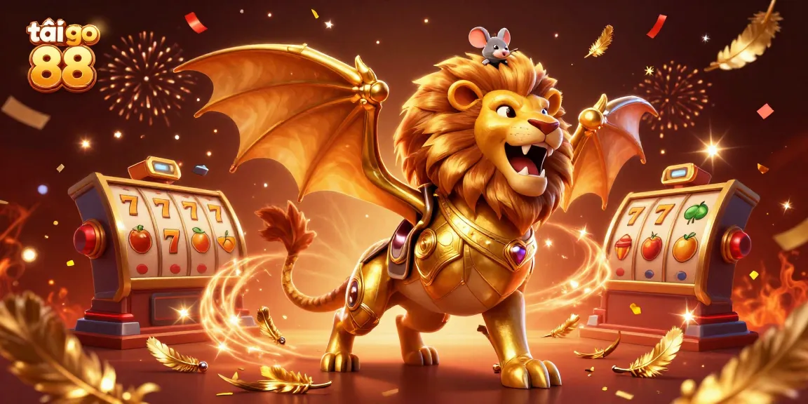 Experience the excitement with tải go 88 and the majestic chimera in a vibrant casino scene.