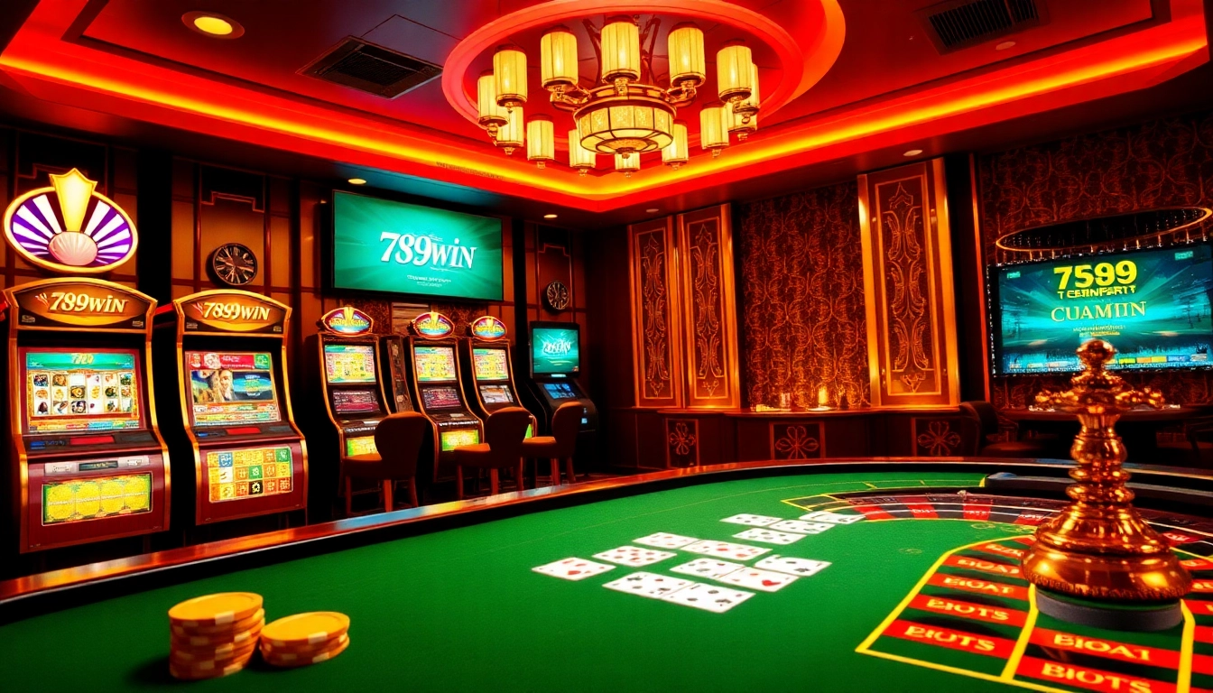 Experience the thrill of online gaming at 789win with engaging casino visuals and immersive action.