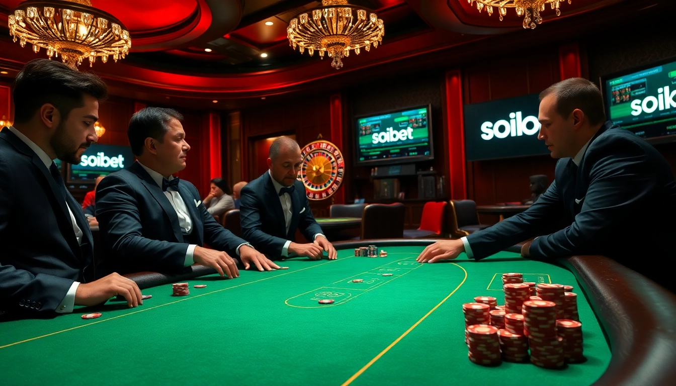 Experience exhilarating gameplay at soibet ไทย with vibrant casino visuals and luxurious setups.