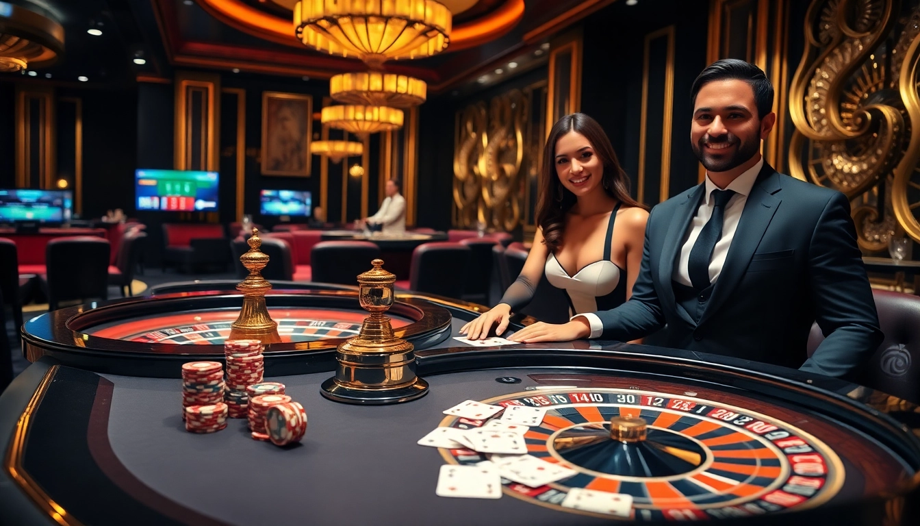 Experience the thrill of winning at BL555 with dynamic casino tables and engaging dealers.