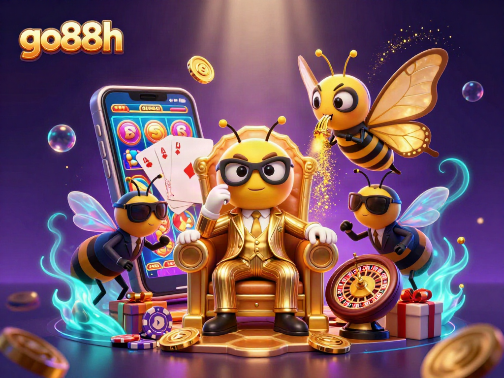 Engage with go88h's immersive online casino experience featuring lively characters and dynamic game elements.