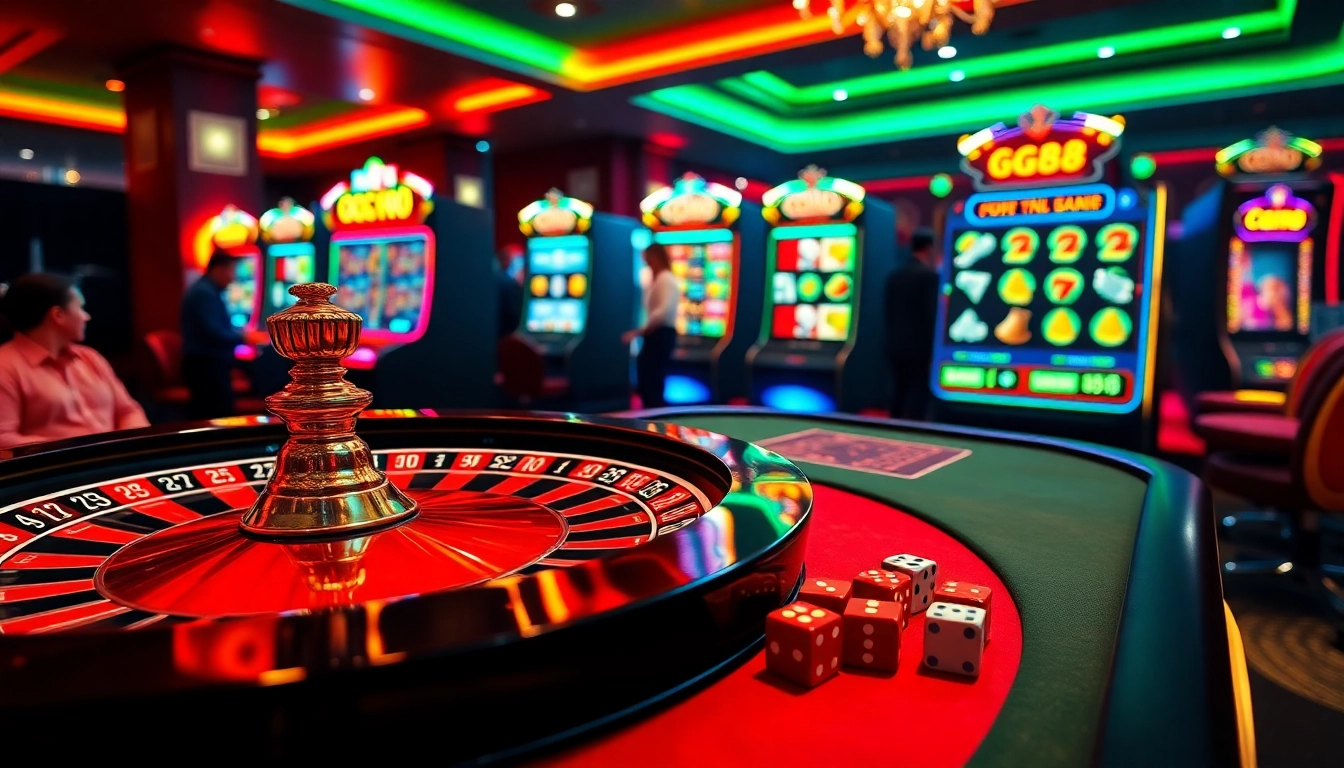 Experience gaming excitement on https://gg88.mobi/ with an engaging roulette and slot games atmosphere.