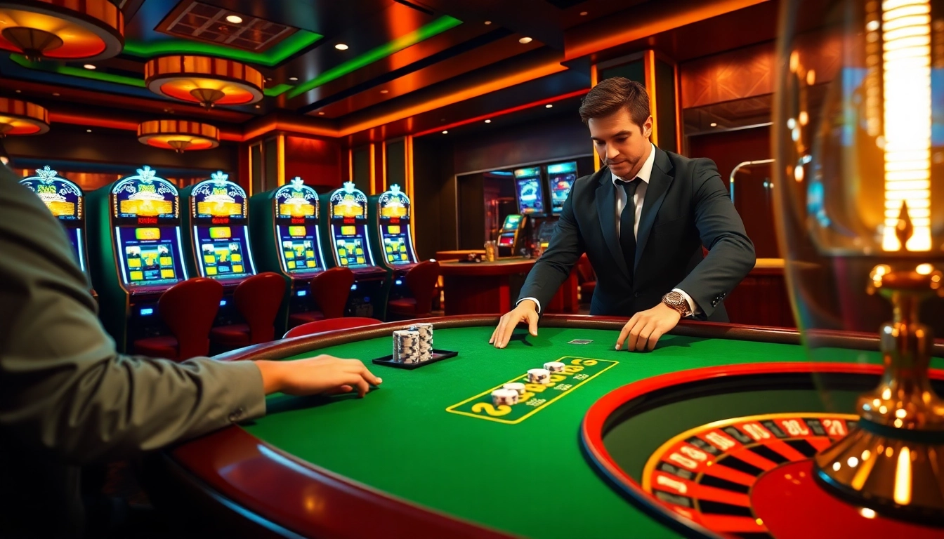 Players at a luxurious poker table strategizing with code fabet for optimal betting decisions.