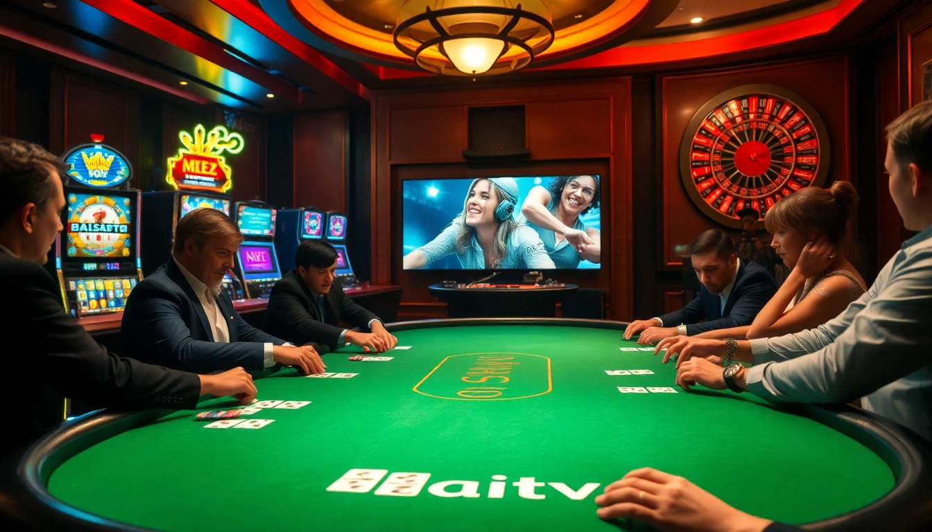 Vaoluoitv enhances your high-stakes poker experience with a luxurious casino scene.