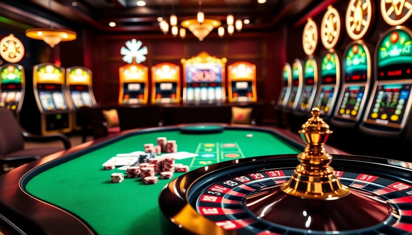 Experience the excitement of gambling at EE88 with vibrant casino tables and thrilling slot machines.