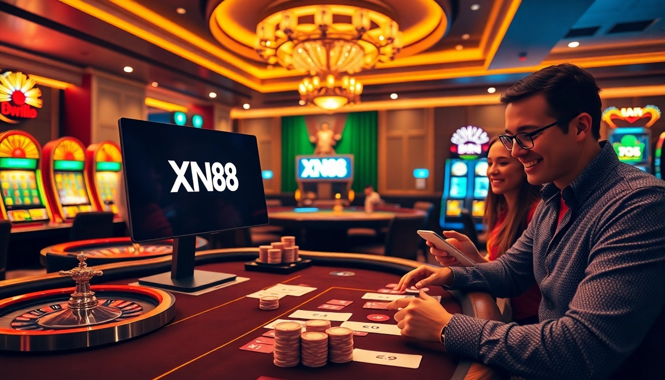 Experience thrilling online gambling at https://xn88.law/ with vibrant casino visuals and high-stakes excitement.