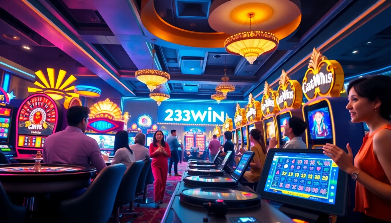 Experience the excitement of 23WIN online casino with vibrant players and dynamic games.
