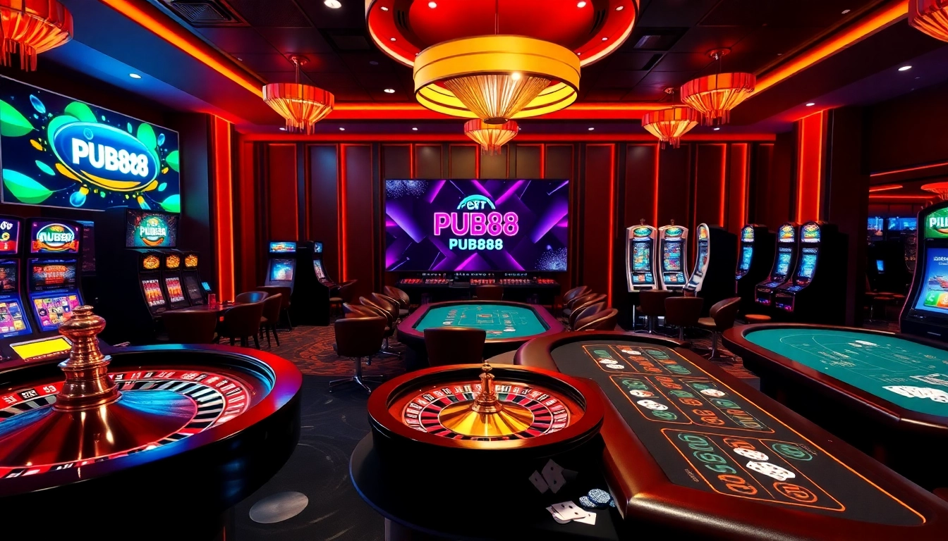 Experience the excitement of https://pub88.in.net/ casino with vibrant tables and thrilling gameplay.