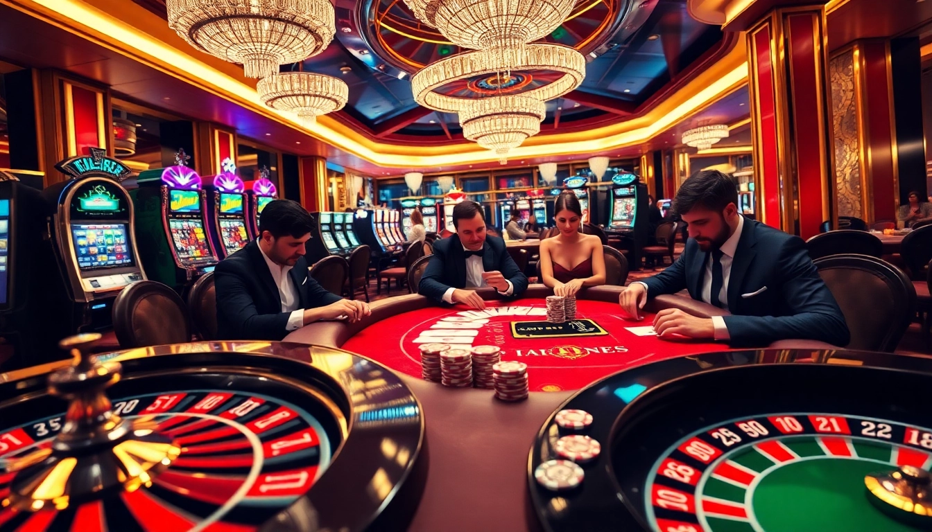 Gambling excitement at the poker table featuring S8.pub visuals and vibrant casino atmosphere.