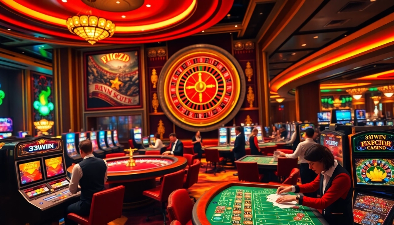 Gamble responsibly at https://33wwin.net/, experiencing the excitement of high-stakes poker and roulette in a luxurious casino setting.
