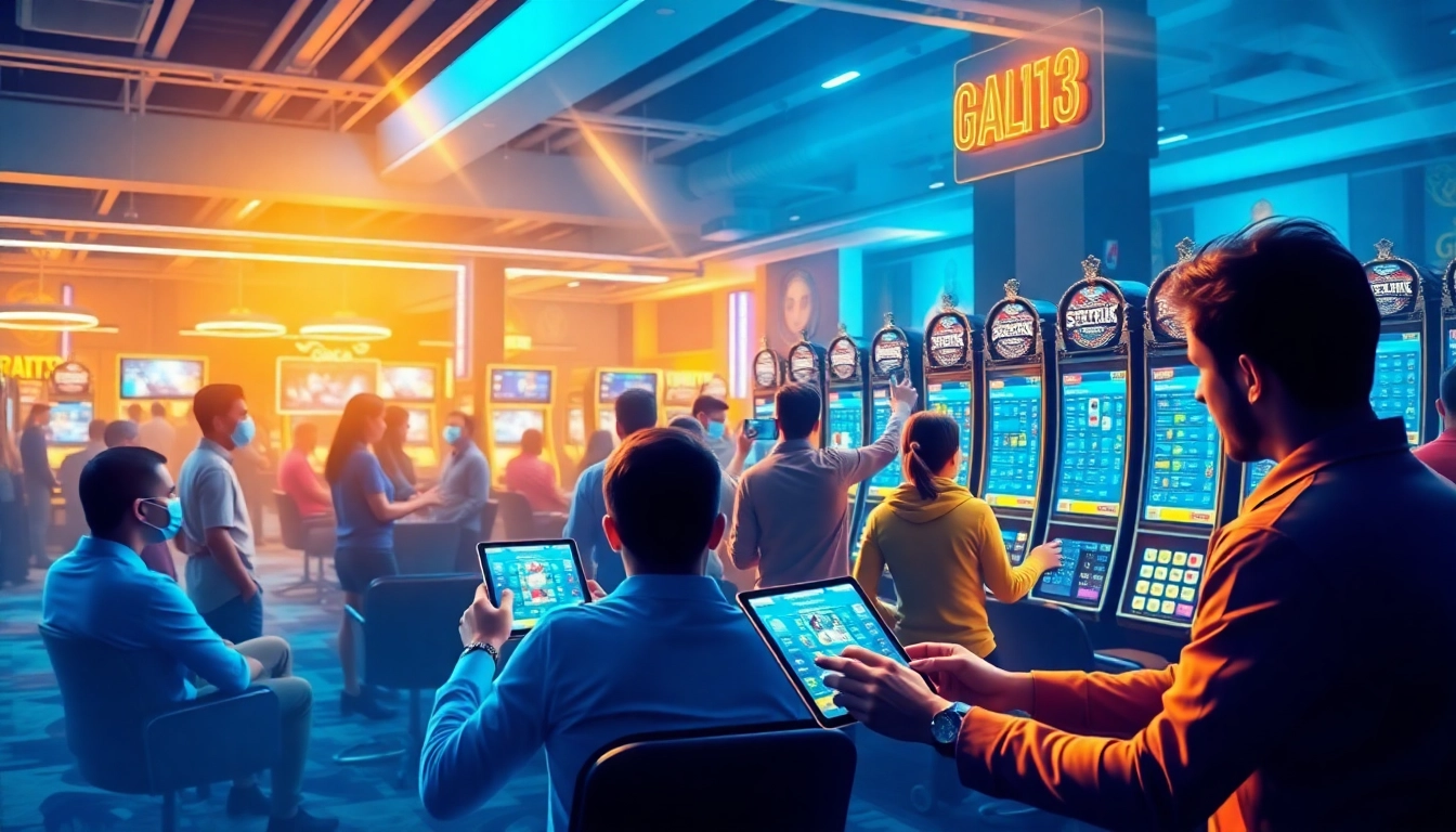 Goal123 interactive gaming experience with diverse players enjoying sports betting and casino games.