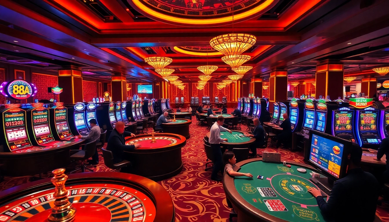 Players winning on exciting slot games at 88aa casino with dazzling lights and animations.