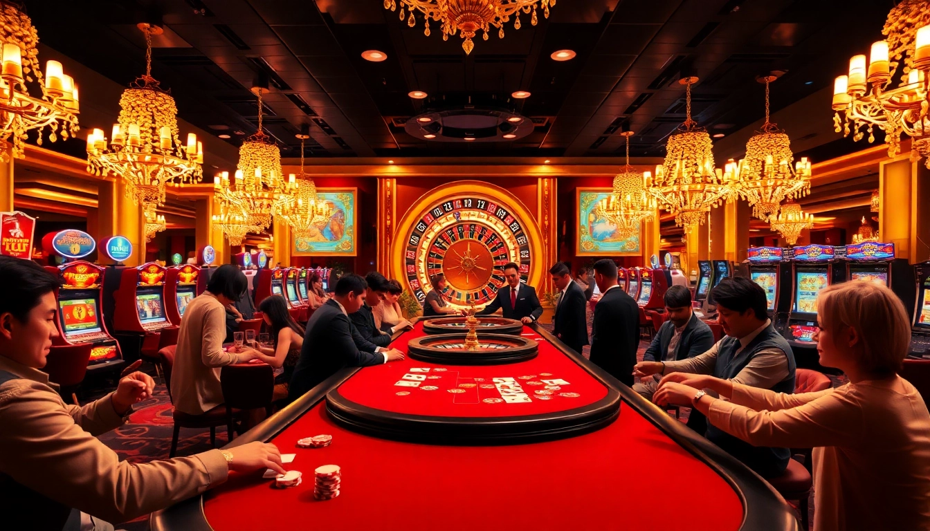 Experience high-stakes excitement at https://tg88link.com/ with players immersing in thrilling casino games.